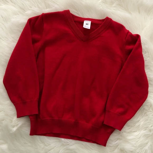 carters red sweater